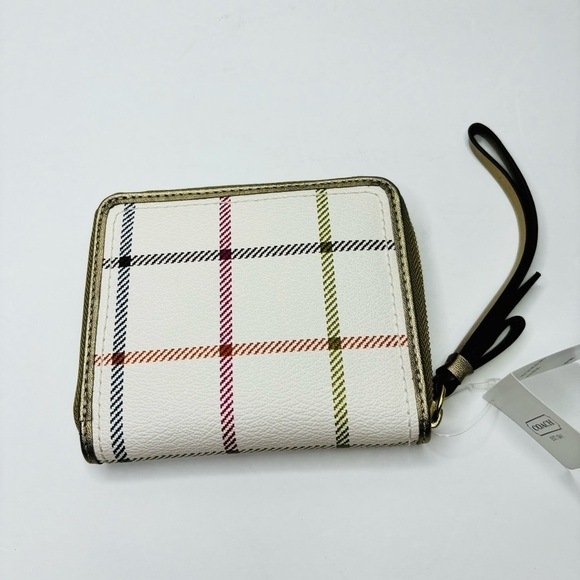 ⛔️SOLD⛔️ COACH Peyton Tattersall Multicolor Zip Around Wristlet - Picture 6 of 8